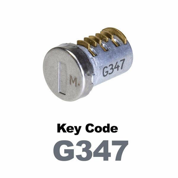 Global Replacement Lock Cylinder, For Master Key Applications, For use in Locks with Key Code G347 KC-SM-NK-347